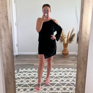 Vintage cache Y2K one shoulder mini‎ dress